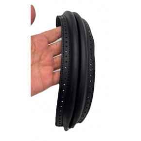 Çanta Aksesuar 19 Cm Oval Siyah Renk Derili Gizli Çanta Bursu