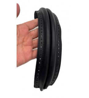 Çanta Aksesuar 19 Cm Oval Siyah Renk Derili Gizli Çanta Bursu