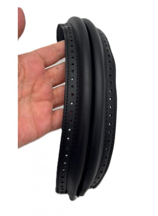 Çanta Aksesuar 19 Cm Oval Siyah Renk Derili Gizli Çanta Bursu