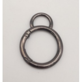 Çanta Aksesuar 2.5 Cm Füme Kulaklı Yaylı Halka 1 Adet