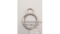 Çanta Aksesuar 2.5 Cm Gümüş Kulaklı Yaylı Halka 1 Adet