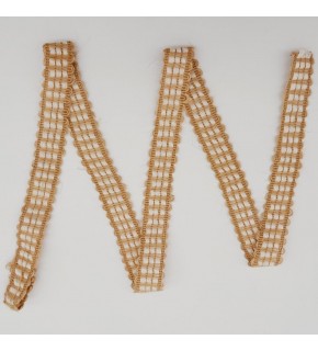 Çanta Aksesuar 2.5 cm Jüt Şerit Süs 1 metre No:17