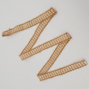 Çanta Aksesuar 2.5 cm Jüt Şerit Süs 1 metre No:17