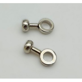 Angel Çanta Aksesuar 2 Cm Gümüş Renk Vidalı Halka Kulpluk 2 Adet