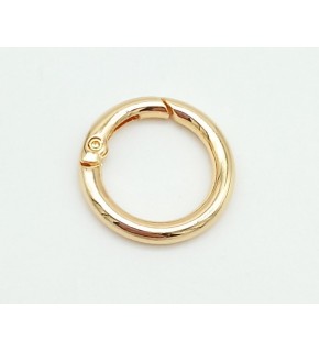 Çanta Aksesuar 2 Cm Light Gold Yaylı Halka 1 Adet