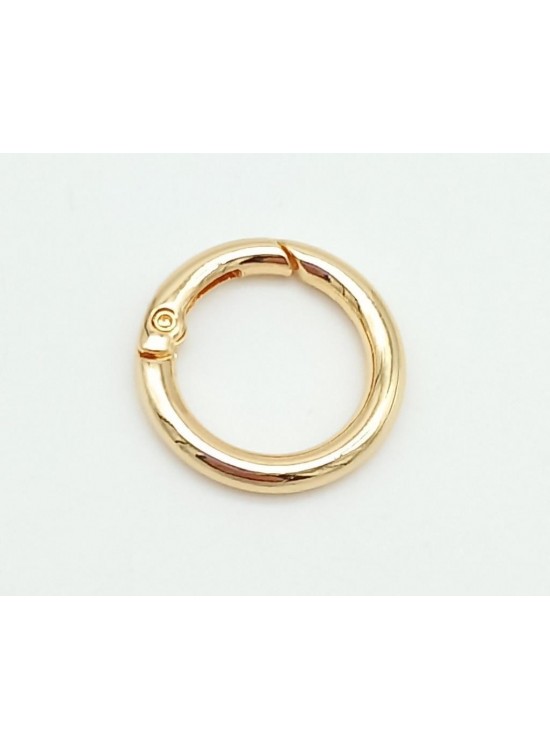 Çanta Aksesuar 2 Cm Light Gold Yaylı Halka 1 Adet
