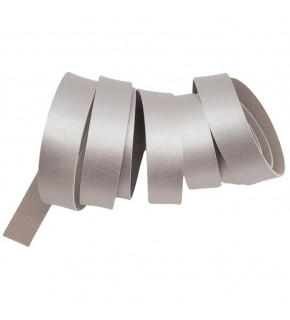 Çanta Aksesuar 2 cm Şerit Suni Deri Gümüş Renk 1 metre
