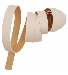 Çanta Aksesuar 2 cm Şerit Suni Deri Krem Renk 1 metre