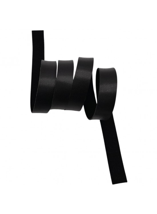 Çanta Aksesuar 2 cm Şerit Suni Deri Siyah Renk 1 metre