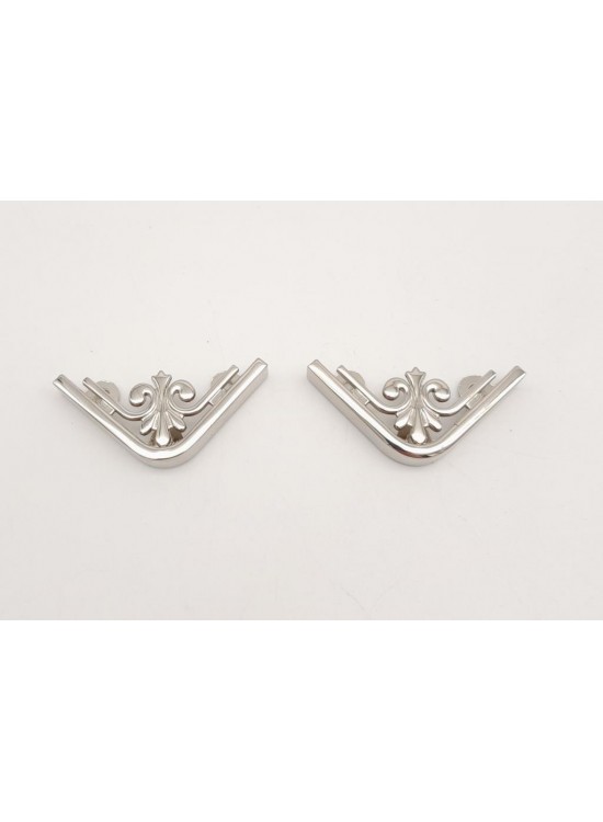 Çanta Aksesuar 2 Li Gümüş Renk Köşe Aparatı