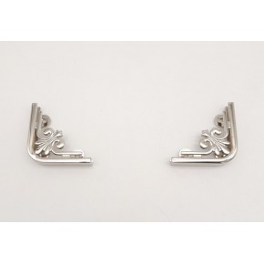 Çanta Aksesuar 2 Li Gümüş Renk Köşe Aparatı