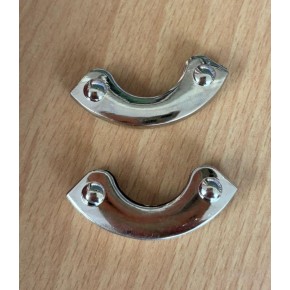 Çanta Aksesuar 2 Li Gümüş Renk Köşe Aparatı Oval Model