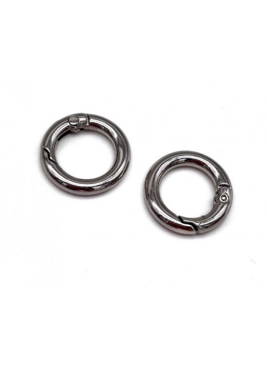 Çanta Aksesuar 2'li Gümüş Renk Küçük Yaylı Halka