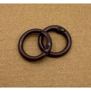 Çanta Aksesuar 2'li Koyu Kahve Renk 2 Cm Yaylı Halka