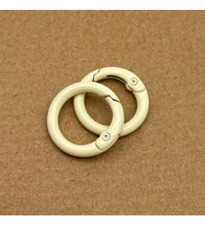 Çanta Aksesuar 2'li Krem Renk 2 Cm Yaylı Halka