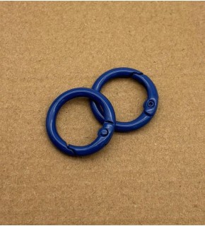 Çanta Aksesuar 2'li Mavi Renk 2 Cm Yaylı Halka