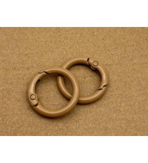 Çanta Aksesuar 2'li Sütlü Kahve Renk 2 Cm Yaylı Halka