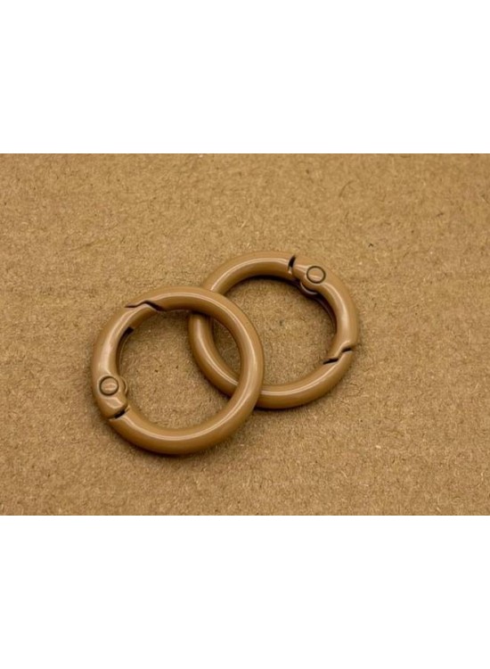 Çanta Aksesuar 2'li Sütlü Kahve Renk 2 Cm Yaylı Halka