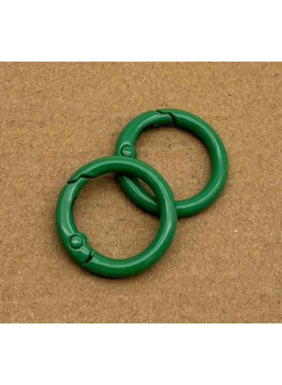 Çanta Aksesuar 2'li Yeşil Renk 2 Cm Yaylı Halka