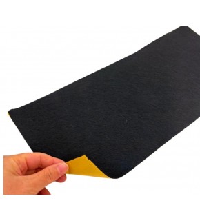 Çanta Aksesuar 2 mm Yapışkanlı Keçe 20x45 Cm Siyah