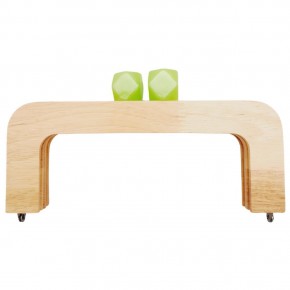 Çanta Aksesuar 20 cm Açık Renk Ahşap Burs Elma Yeşili Renk Toplu