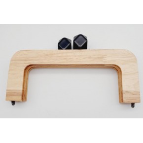 Çanta Aksesuar 20 Cm Açık Renk Ahşap Burs Siyah Toplu