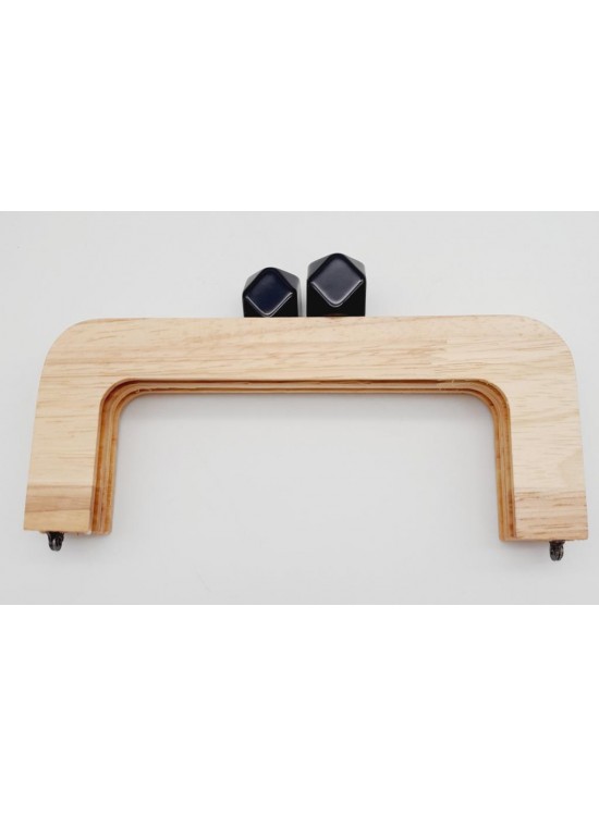 Çanta Aksesuar 20 Cm Açık Renk Ahşap Burs Siyah Toplu