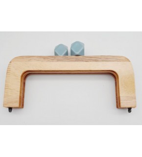 Çanta Aksesuar 20 Cm Açık Renk Ahşap Burs Su Yeşili Toplu