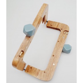 Çanta Aksesuar 20 Cm Açık Renk Ahşap Burs Su Yeşili Toplu