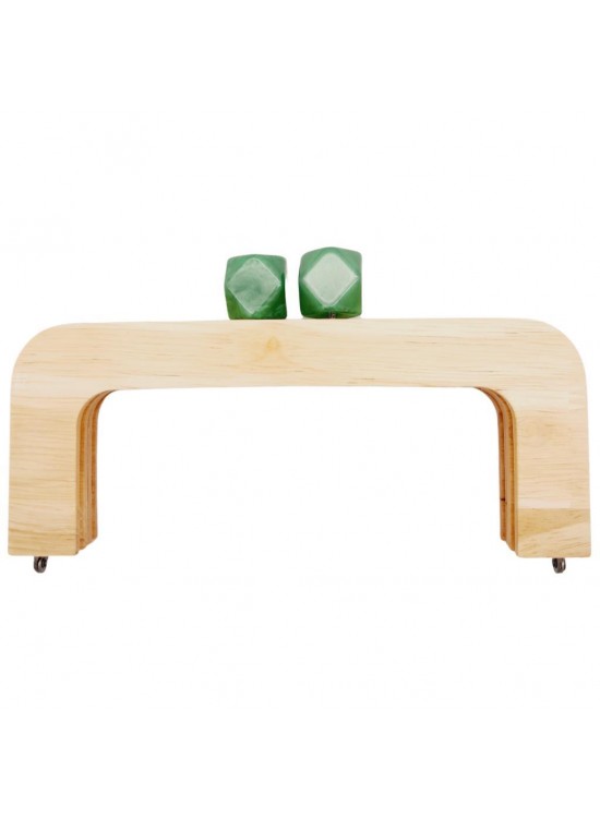 Çanta Aksesuar 20 cm Açık Renk Ahşap Burs Zümrüt Yeşili Renk Toplu Çanta Aksesuar 20 cm Açık Renk Ahşap Burs Zümrüt Yeşili Renk Toplu