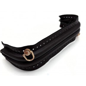 Çanta Aksesuar 20 cm Suni Derili Kahve Renk Gizli Çanta Bursu (Vidalı Askı Takılı Halde)