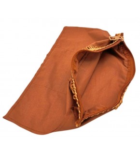 Çanta Aksesuar 20X30 Cm Dikilmiş Fermuarlı Astar Açık Kahve Renk