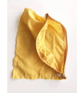 Çanta Aksesuar 20X30 Cm Dikilmiş Fermuarlı Astar Hardal Sarı