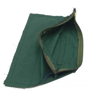 Çanta Aksesuar 20X30 Cm Dikilmiş Fermuarlı Astar Koyu Yeşil