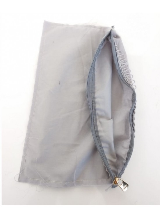 Çanta Aksesuar 20X30 Cm, Dikilmiş Halde, Fermuarlı Astar Gri