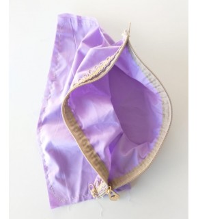 Çanta Aksesuar 20X30 Cm, Dikilmiş Halde, Fermuarlı Astar Koyu Lila