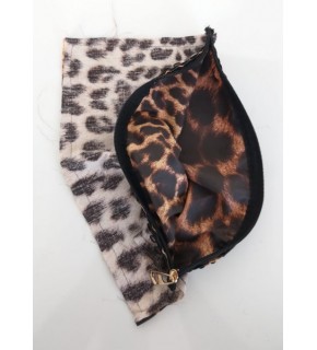 Çanta Aksesuar 20X30 Cm, Dikilmiş Halde, Fermuarlı Astar Leopar