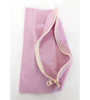 Çanta Aksesuar 20X30 Cm, Dikilmiş Halde, Fermuarlı Astar Lila