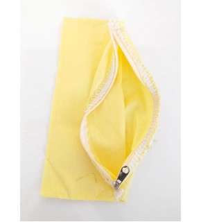 Çanta Aksesuar 20X30 Cm, Dikilmiş Halde, Fermuarlı Astar Sarı