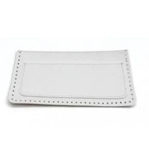 Çanta Aksesuar 22x11 cm Beyaz  Renk Suni Deri Cep