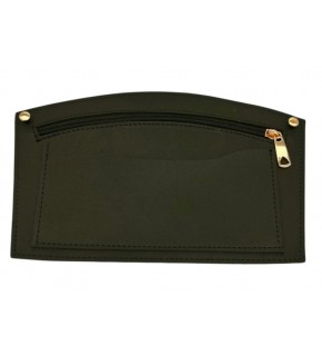 Çanta Aksesuar 24x15 cm Haki Yeşil Renk Troklu Suni Deri Cep Light Gold Metalli