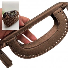 Çanta Aksesuar 25 cm Suni Derili Bakır Renk Gizli Çanta Bursu Yeni Model