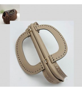 Çanta Aksesuar 25 cm Suni Derili Bej Renk Gizli Çanta Bursu Yeni Model