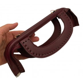 Çanta Aksesuar 25 cm Suni Derili Bordo Renk Gizli Çanta Bursu Yeni Model