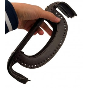 Çanta Aksesuar 25 cm Suni Derili Koyu Kahve Renk Gizli Çanta Bursu Yeni Model