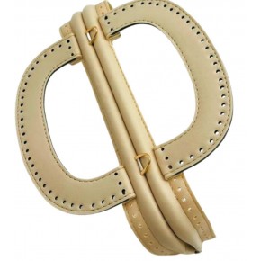 Çanta Aksesuar 25 cm Suni Derili Krem Renk Gizli Çanta Bursu Yeni Model