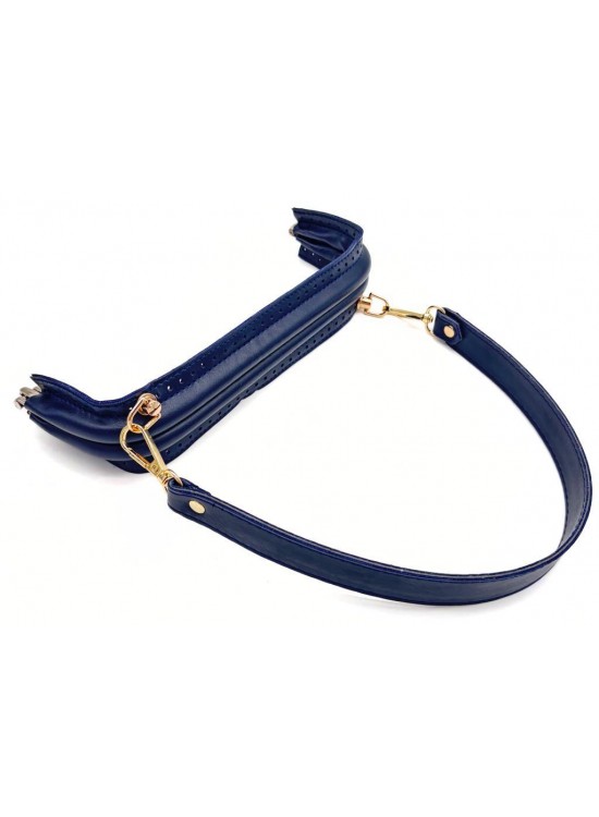 Çanta Aksesuar 25 cm Suni Derili Lacivert Renk Gizli Çanta Bursu Deri Kulplu Çanta Aksesuar 25 cm Suni Derili Lacivert Renk Gizli Çanta Bursu Deri Kulplu
