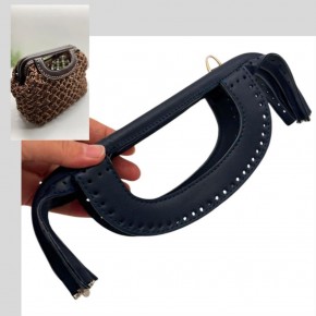 Çanta Aksesuar 25 cm Suni Derili Lacivert  Renk Gizli Çanta Bursu Yeni Model