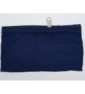 Çanta Aksesuar 25x15 cm Dikilmiş Fermuarlı Astar Lacivert Renk