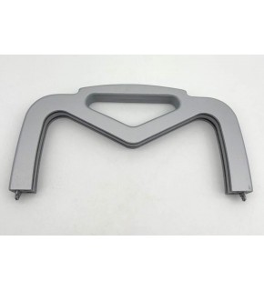 Çanta Aksesuar 26 Cm Gümüş Renk Ahşap Burs, Ahşap Klips